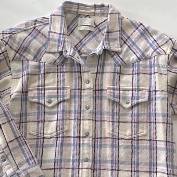 J. Crew Relaxed Fit Flannel Shacket - Picture 2 of 7